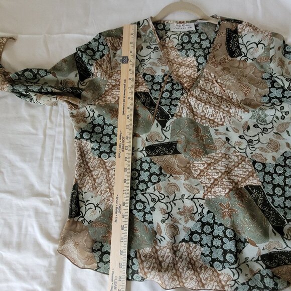 Giorgio Fiorlini Multi Color Blouse XL - Picture 7 of 10